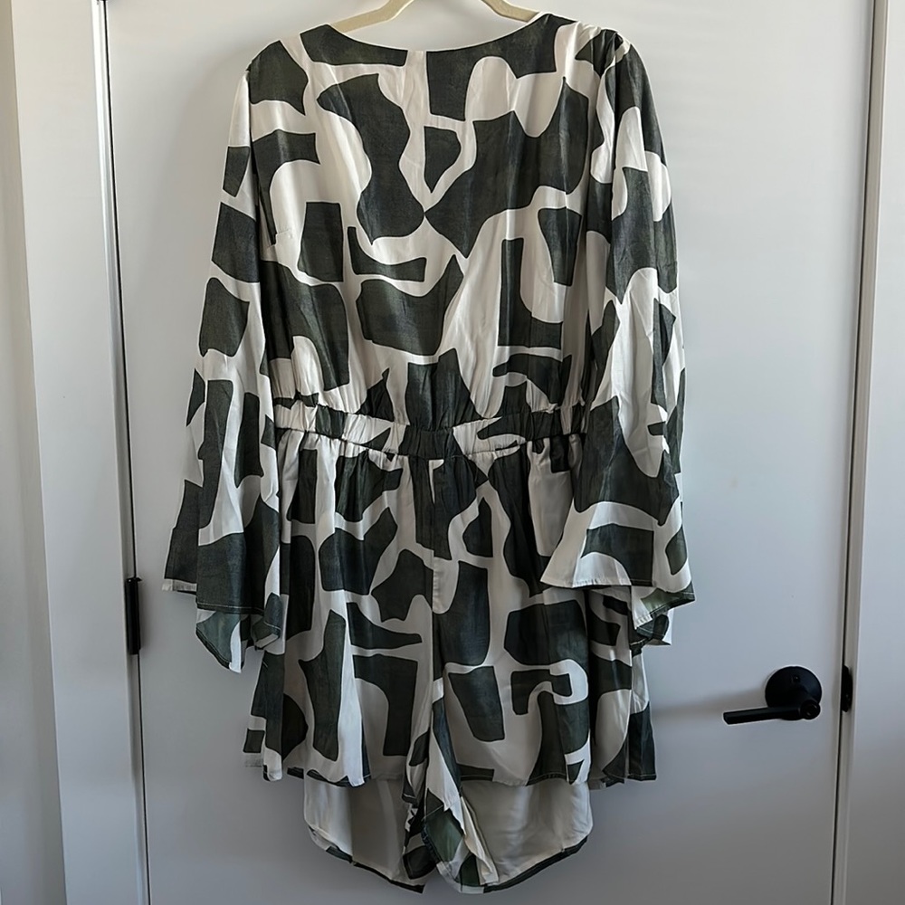 Eloquii Romper with Tie Back